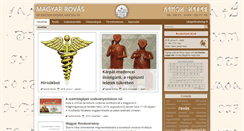 Desktop Screenshot of magyarrovas.hu